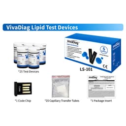 Test Strips for VivaDiag Lipid Testing Device (25 pcs) image 3