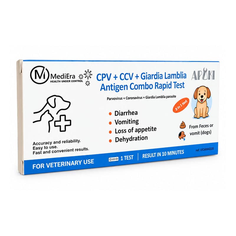 CPV + CCV + Giardia Lamblia Rapid Test Kit (DOGS)